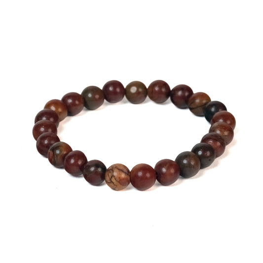 Red river natural stone bracelet.